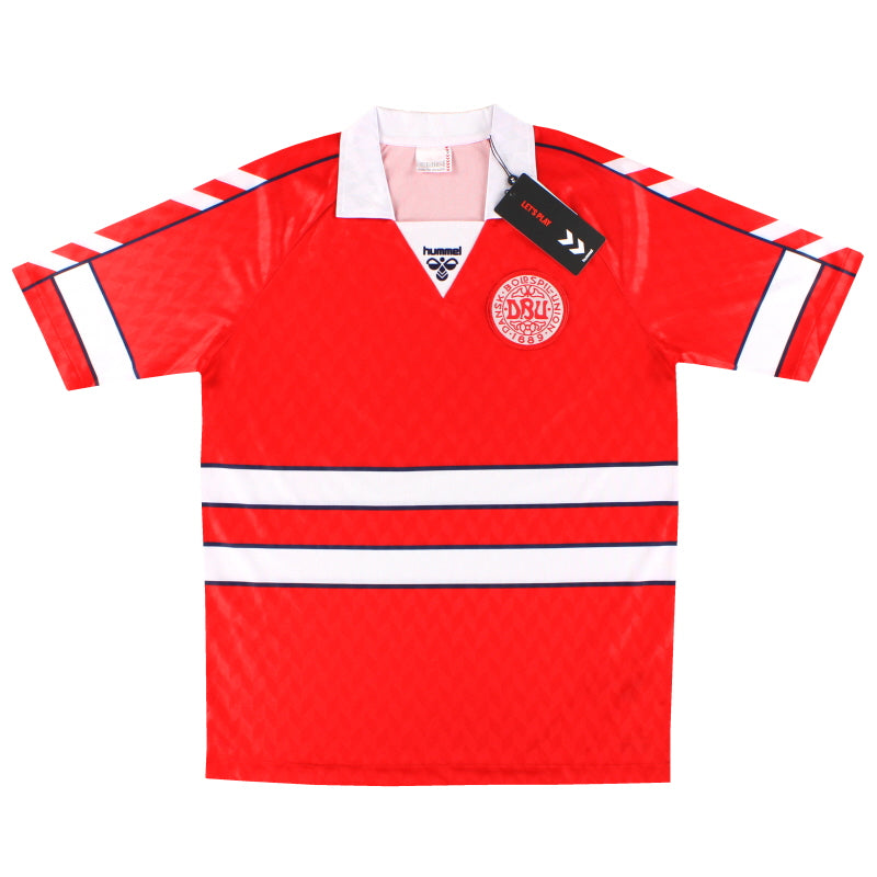1988 Dinamarca Hummel Camiseta 'Euro 88' Icónica *A ESTRENAR EN CAJA* M