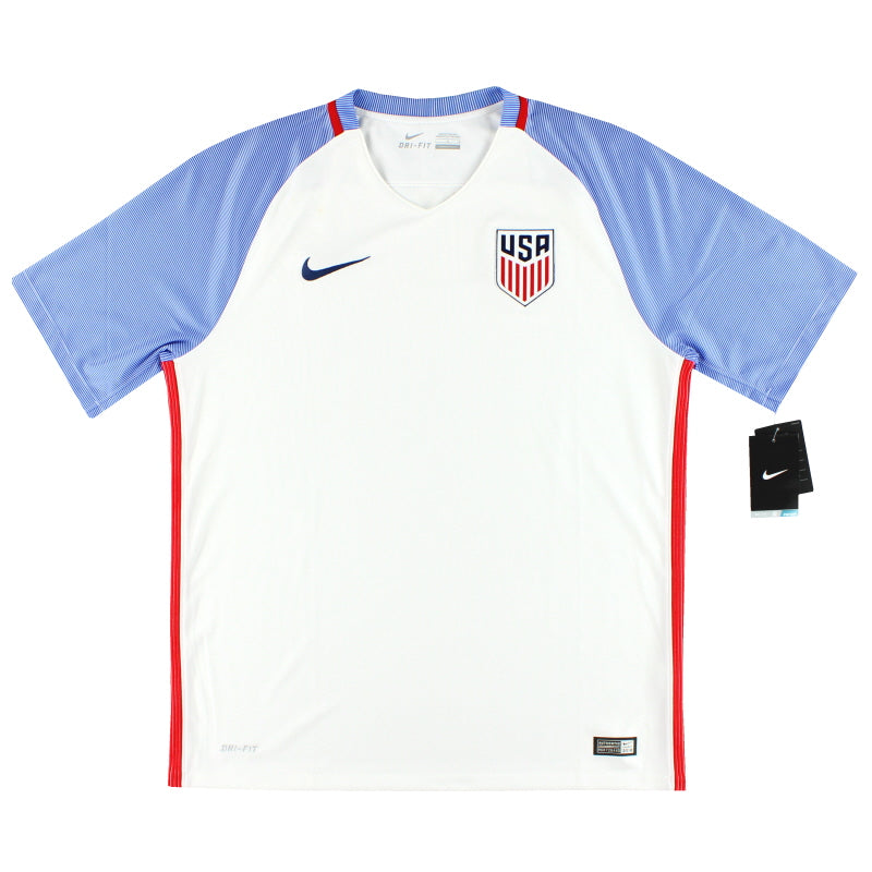 Camiseta de la primera equipación Nike de EE. UU. 2016-17 *con etiquetas* L