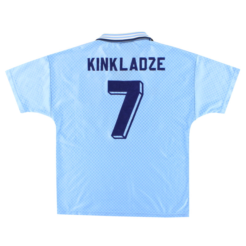 1995-97 Manchester City Umbro Camiseta Local Kinkladze #7 M