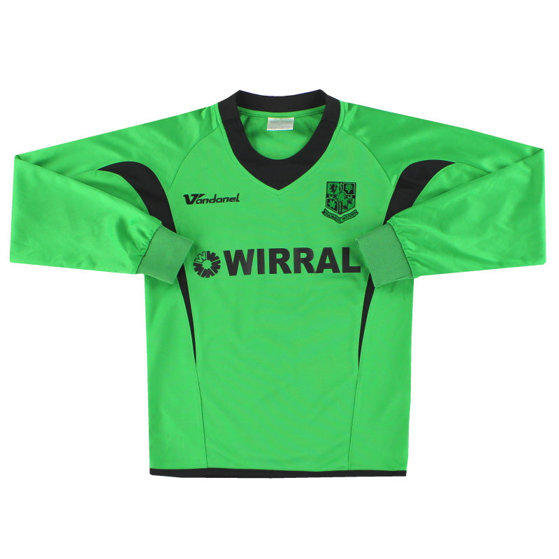 2009-10 Camiseta Portero Tranmere Rovers Vandanel Talla S.Niños