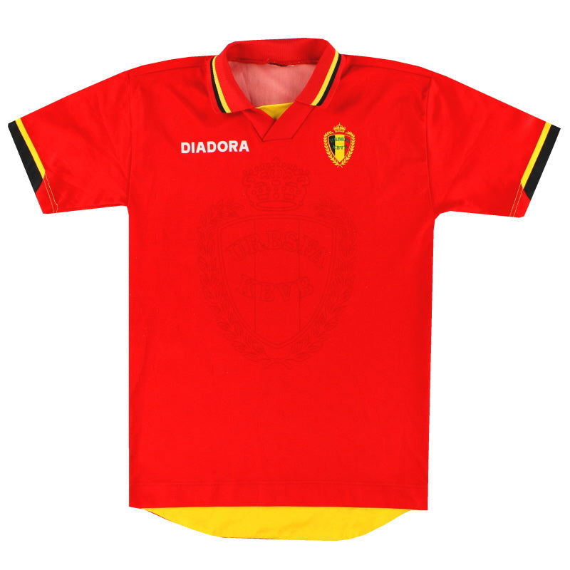 1996-97 Belgium Diadora Home Shirt Y - Classic Football Kit