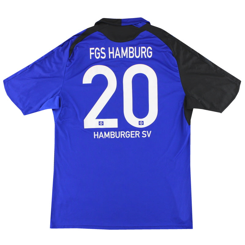 Camiseta adidas de visitante del Hamburgo 2008-10 #20 XL
