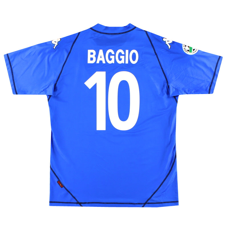 Camiseta Kappa del Brescia 2003-04 Local Baggio #10 *Como Nueva* L