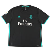 Camiseta de visitante adidas del Real Madrid 2017-18 *Impecable* XXL
