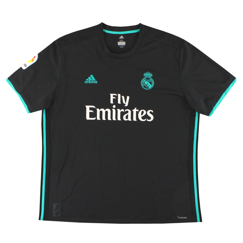 Camiseta de visitante adidas del Real Madrid 2017-18 *Impecable* XXL
