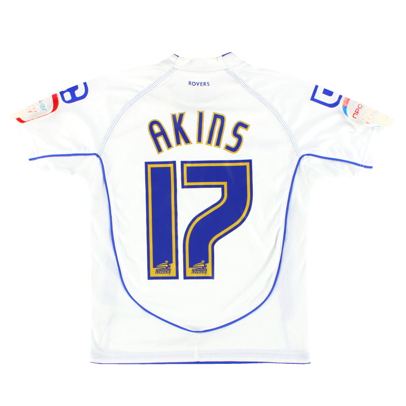 Camiseta Local Carbrini Tranmere Rovers 2011-12 Akins #17 T.Niños
