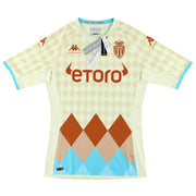 2022-23 Mónaco Kappa x 'Drôle de Monsieur' Kombat Pro Player Cuarta Camiseta *NUEVA EN CAJA* L