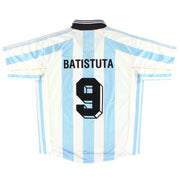 1998-99 Argentina adidas Camiseta Local Batistuta #9 XL
