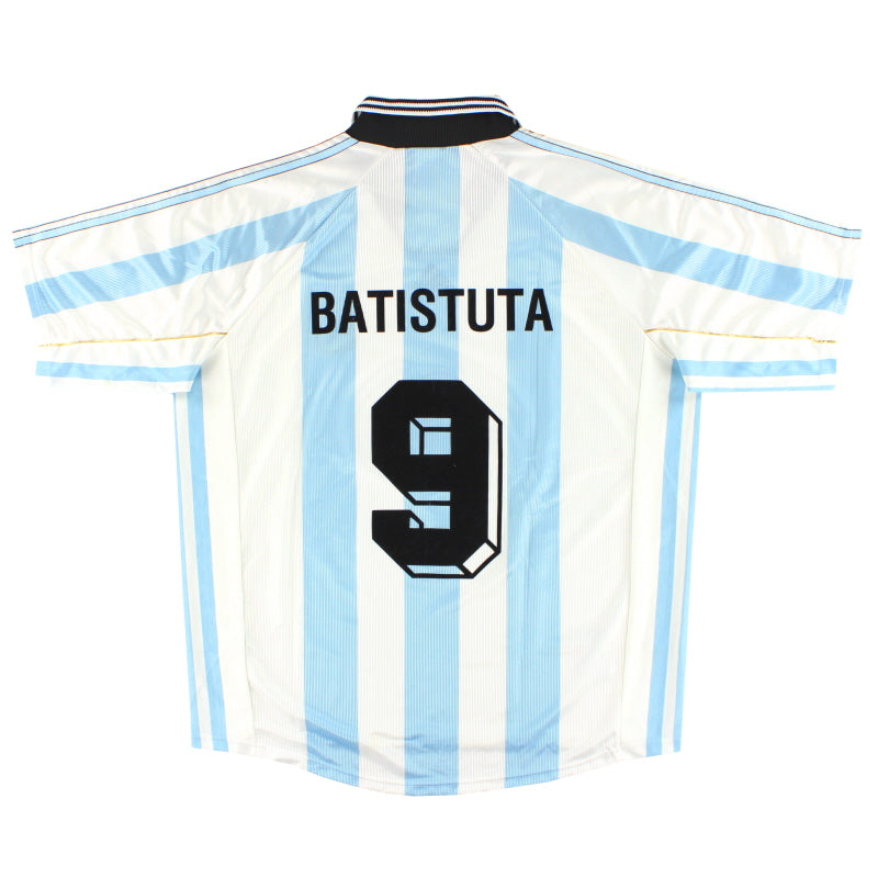 1998-99 Argentina adidas Camiseta Local Batistuta #9 XL