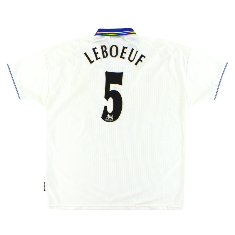 1998-00 Chelsea Camiseta de visitante Umbro Leboeuf #5 XXL