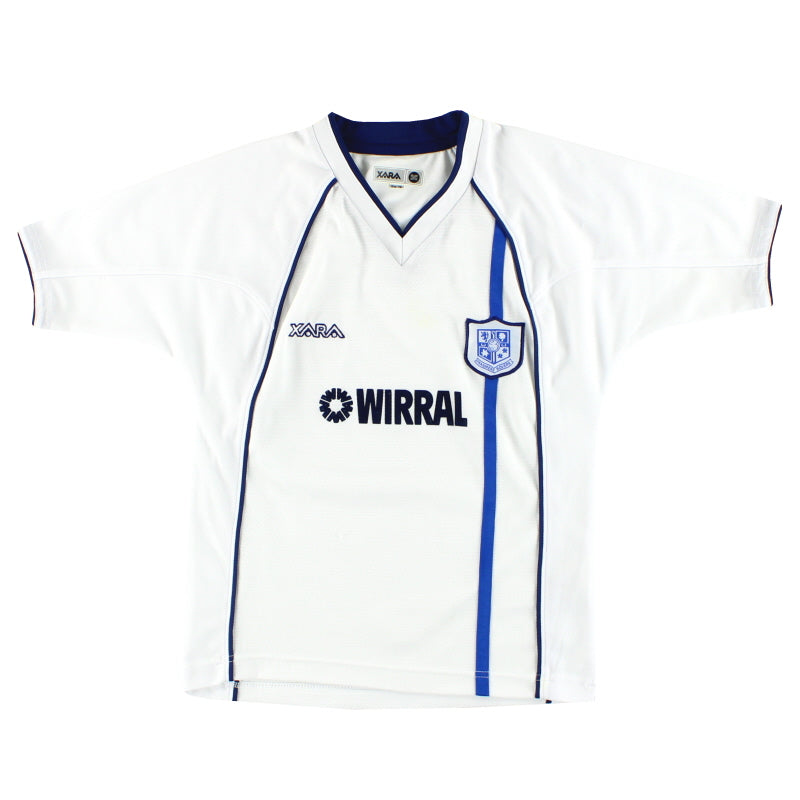 2002-04 Camiseta de local del Tranmere Rovers T.M.Niño