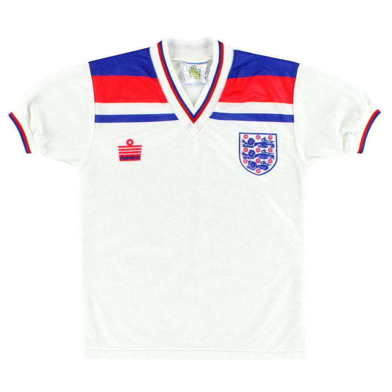 Camiseta de local Admiral de Inglaterra 1980-83 Y