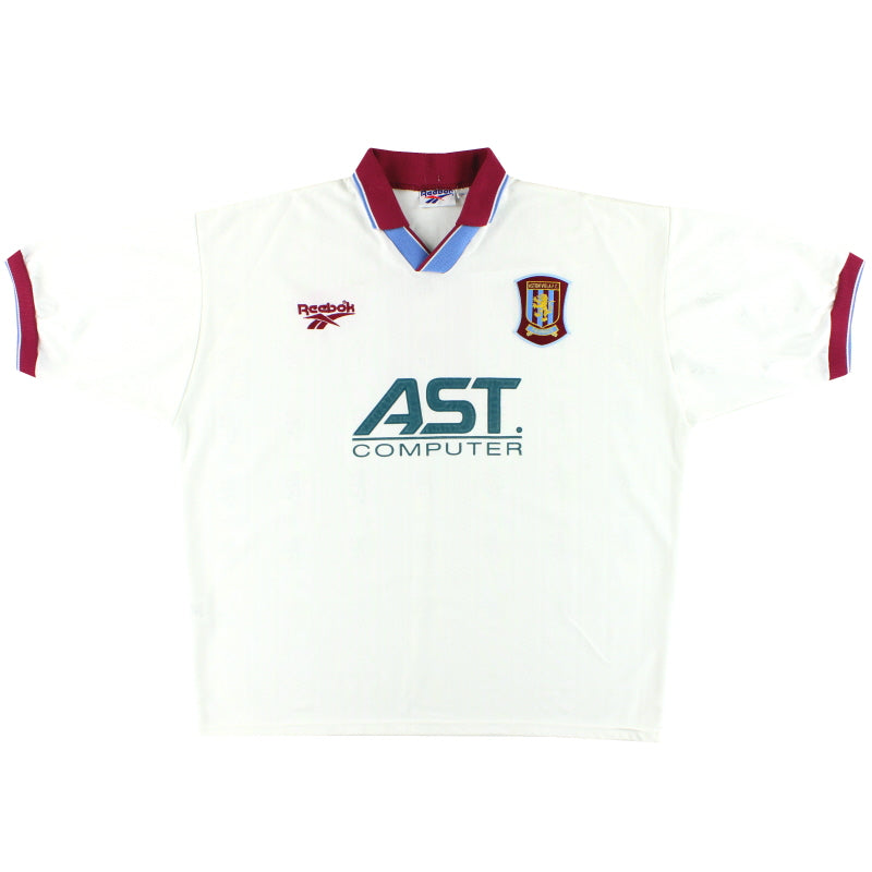 1996-98 Aston Villa Reebok Camiseta Visitante #8 XL