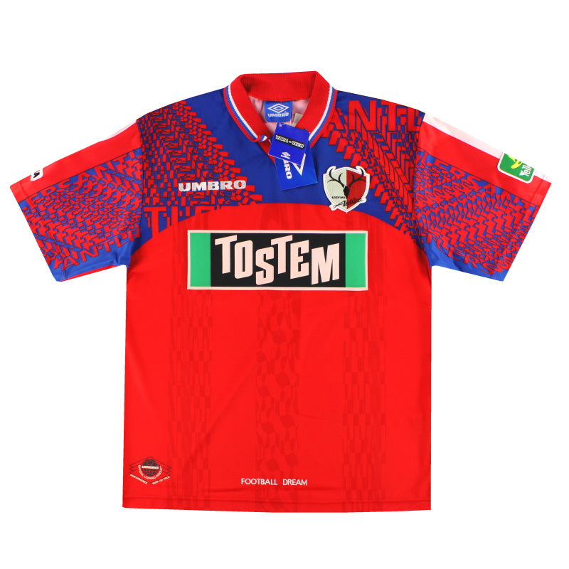 Camiseta Umbro Local Kashima Antlers 1996-98 con etiquetas* L