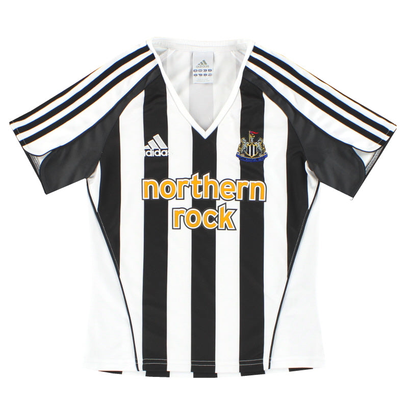Camiseta de la primera equipación Newcastle adidas para mujer 2005-07 Talla 10