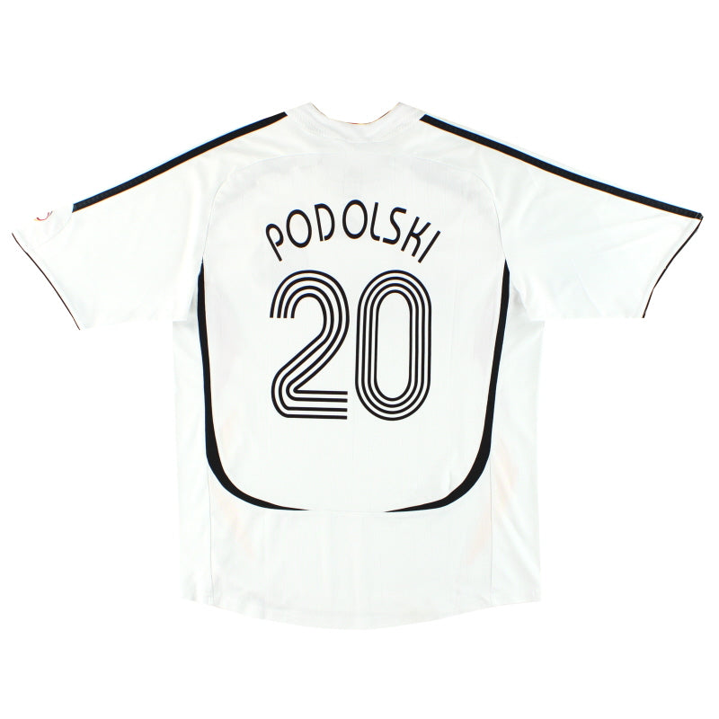 2005-07 Alemania adidas Camiseta Local Podolski #20 S