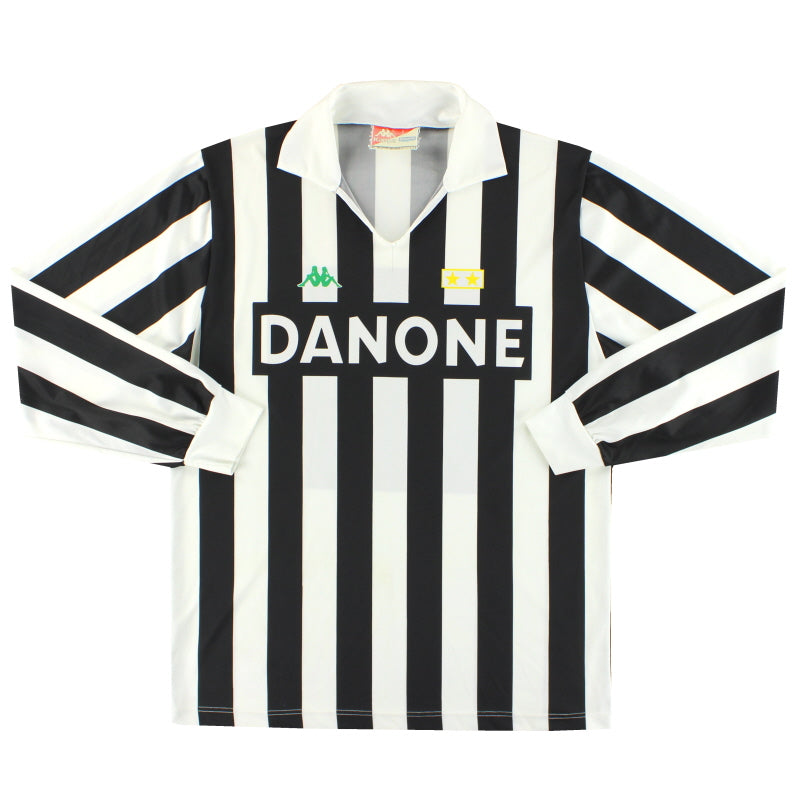 1992-94 Juventus Kappa Camiseta Local Manga Larga *Impecable*