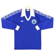 1978-79 Everton Umbro Camiseta Local Manga Larga *NIB* Talla S