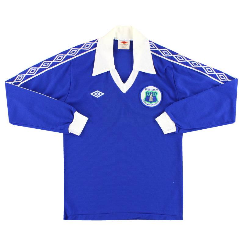 Camiseta Umbro de local Everton 1978-79 L/S *NUEVA CON ETIQUETAS*