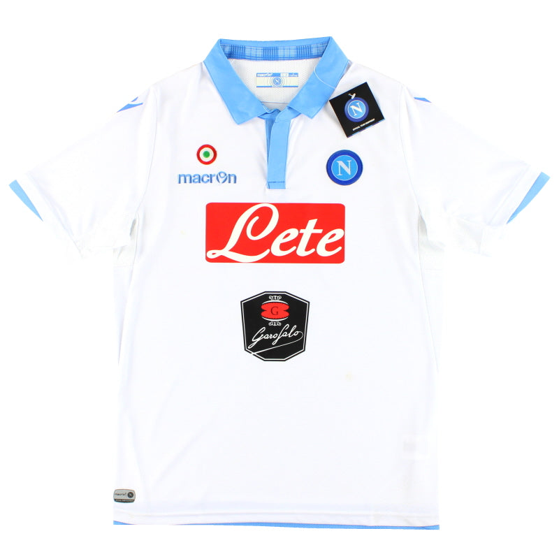 Camiseta del tercer uniforme del Napoli Macron 2014-15 *BNIB* XL.Niño