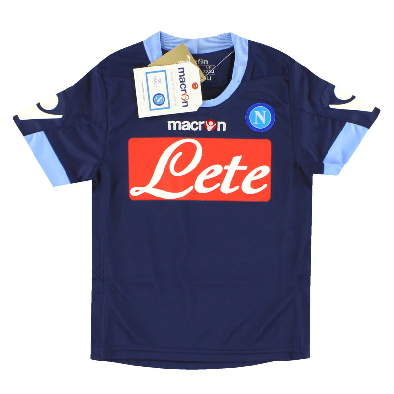 2010-11 Camiseta del Napoli Macron Tercera *NUEVA EN CAJA* Niños XXS