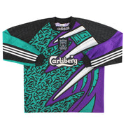 1995-96 Camiseta de portero del Liverpool adidas Talla L