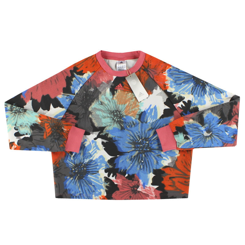 Sudadera adidas Originals para mujer con estampado floral integral *A estrenar en caja*