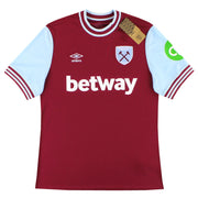 Camiseta Umbro del West Ham temporada 2024-25 *con etiquetas* Talla L