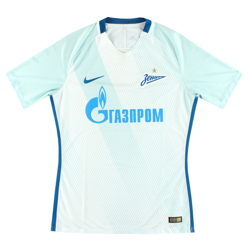 Camiseta de visitante Nike del Zenit de San Petersburgo 2016-17, edición para jugador, *como nueva*, talla M
