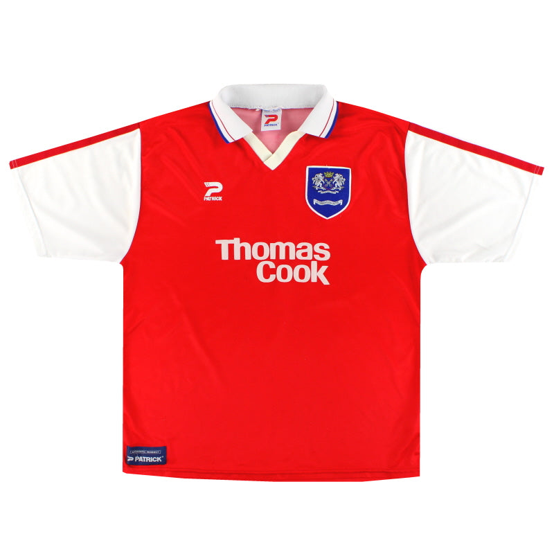 Camiseta de Visitante del Peterborough Patrick 1997-98 Talla XL