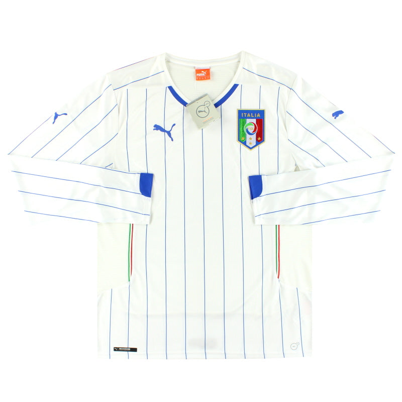 2014-15 Italia Puma Camiseta Visitante Manga Larga *con etiquetas* XL