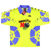 1999 La Liga Estrellas Kappa Camiseta Local Manga Larga *con etiquetas* XL