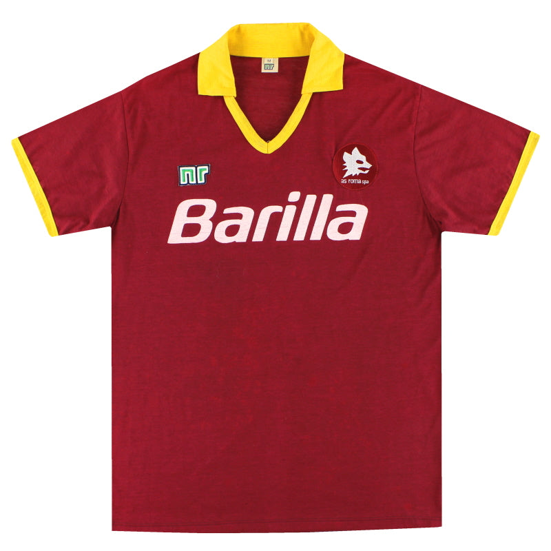 1987-90 Camiseta de local Ennerre de la Roma M