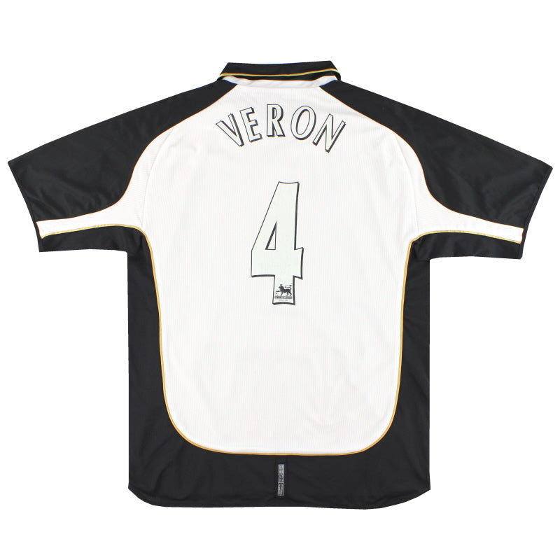 Camiseta Umbro Centenario Manchester United 2001-02 Verón #4 Talla XL