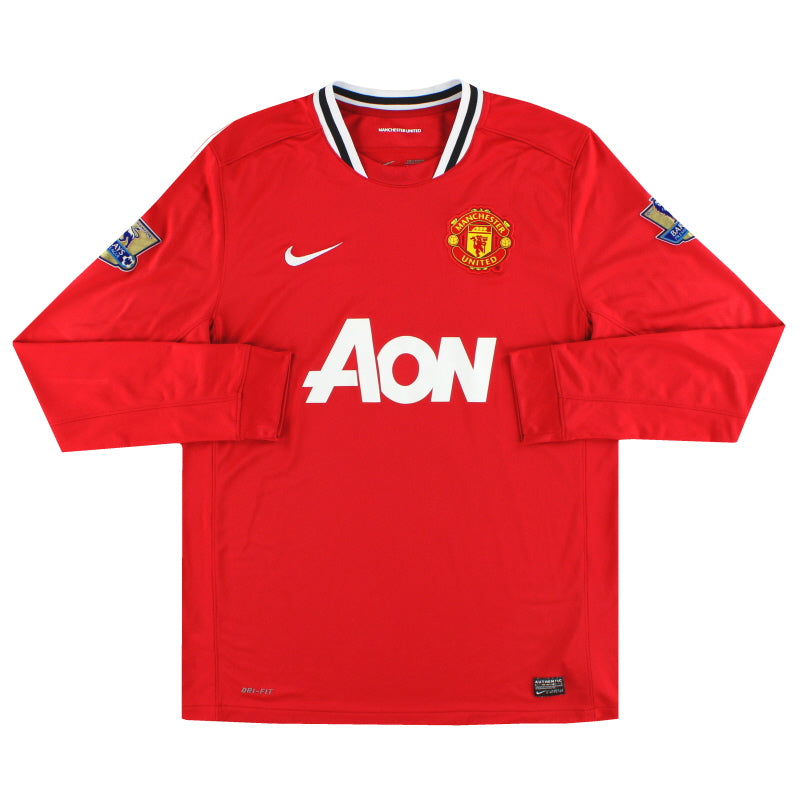 Camiseta de local Nike del Manchester United 2011-12 Talla XL