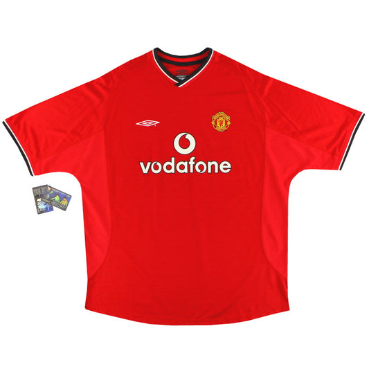 2000-02 Manchester United Umbro Home Shirt *w/tags* XXL