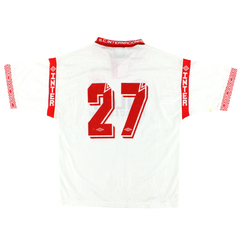 Camiseta Umbro Visitante S.C. Internacional 1994 #27 Talla M