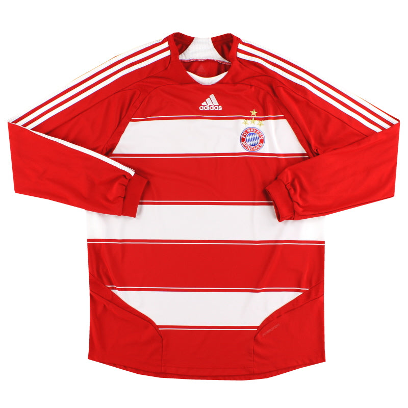 Camiseta de local Bayern Múnich 2007-08 adidas 'Formotion' manga larga XL