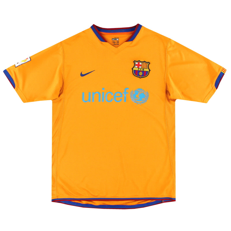 2006-08 Camiseta de Visitante del Barcelona Nike L