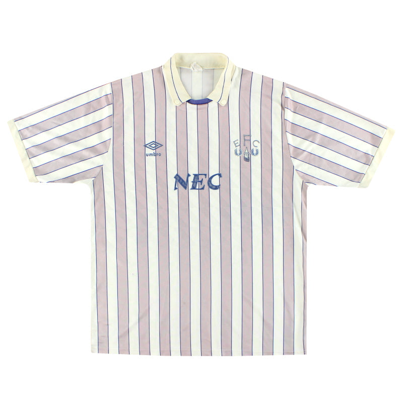 Camiseta de visitante Umbro del Everton 1988-91 L