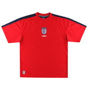 2001-03 Inglaterra Umbro Camiseta de Entrenamiento XXL