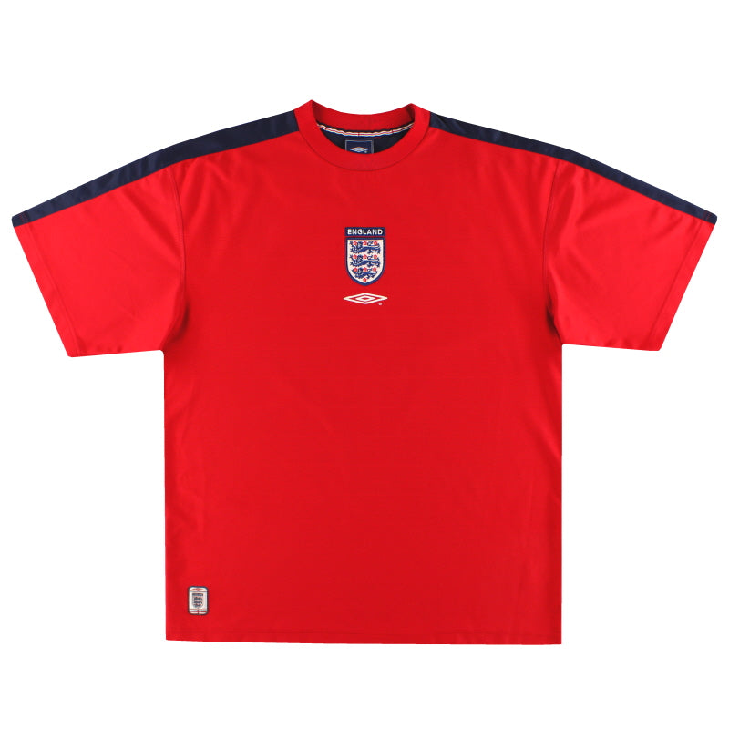 2001-03 Inglaterra Umbro Camiseta de Entrenamiento XXL