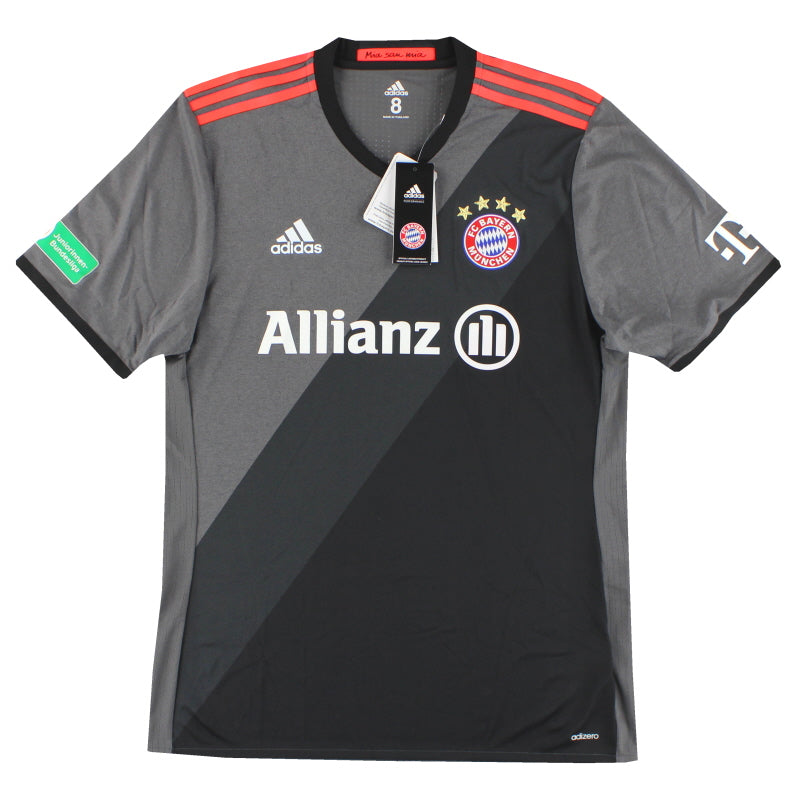 Camiseta de jugador Bayern de Múnich 2016-17 adizero, versión para aficionados *con etiquetas* L