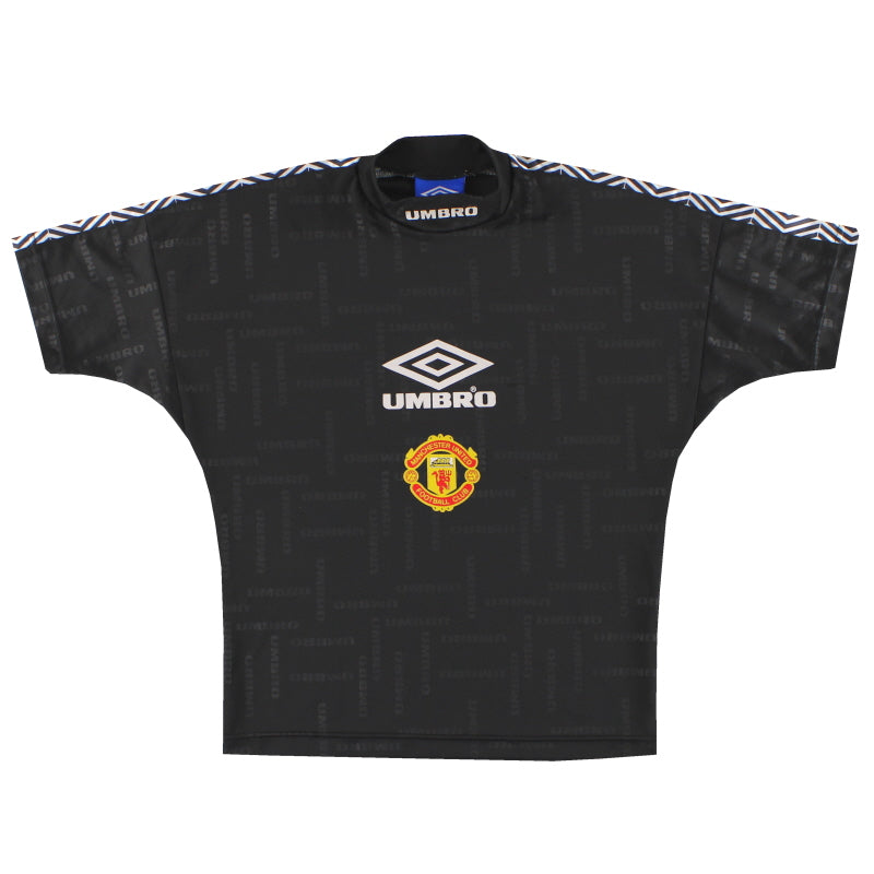 1998-99 Manchester United Umbro Sudadera de entrenamiento L.Niños