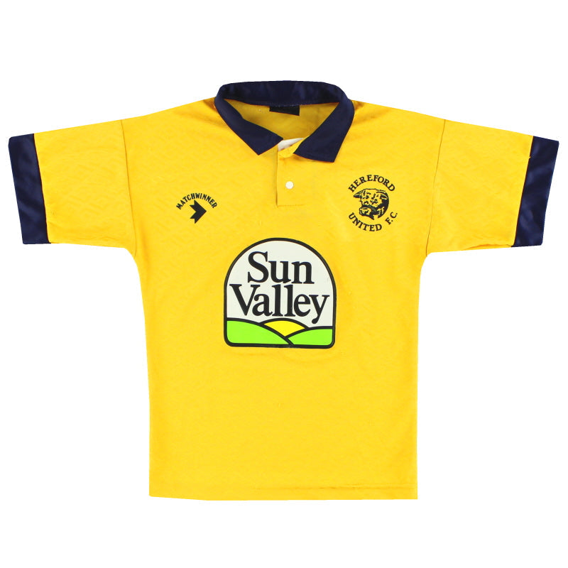 1991-93 Camiseta de visitante Hereford