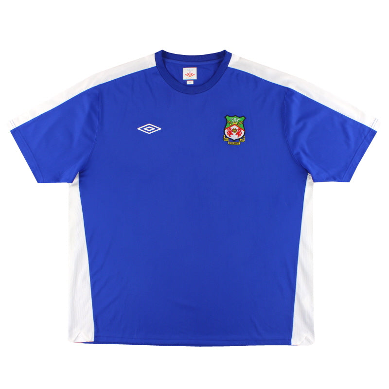 Camiseta Umbro de visitante del Wrexham 2010-11 *Perfecto estado* XXXL