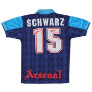 1994-95 Arsenal Nike Camiseta de Visitante Negra #15 S