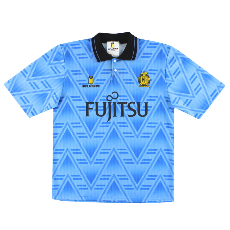 Camiseta de visitante del Cambridge United 1991-92 *Impecable* M
