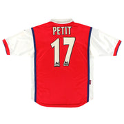 1998-99 Arsenal Nike Camiseta Local Petit #17 Talla S