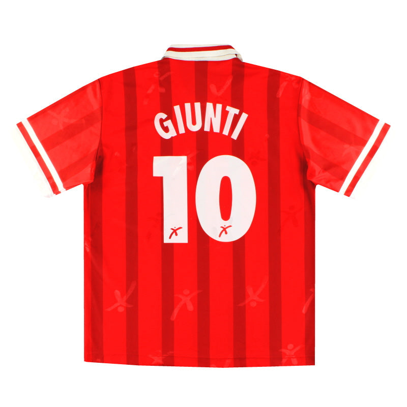 1996-97 Perugia Camiseta de Local para Jugador Giunti #10 XL